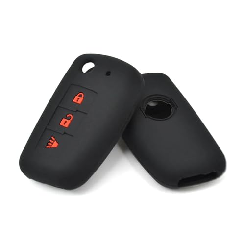 Coque de clé Nissan Rogue en silicone à 3 boutons pour protection optimale