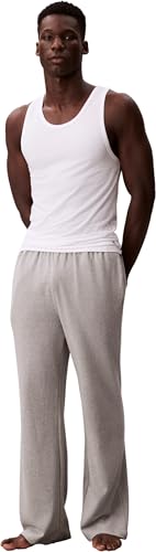 Calvin Klein Herren Tank 3Pk Lv00Nb4184 Tanktop, White (White, White, White), L – Ansicht 5