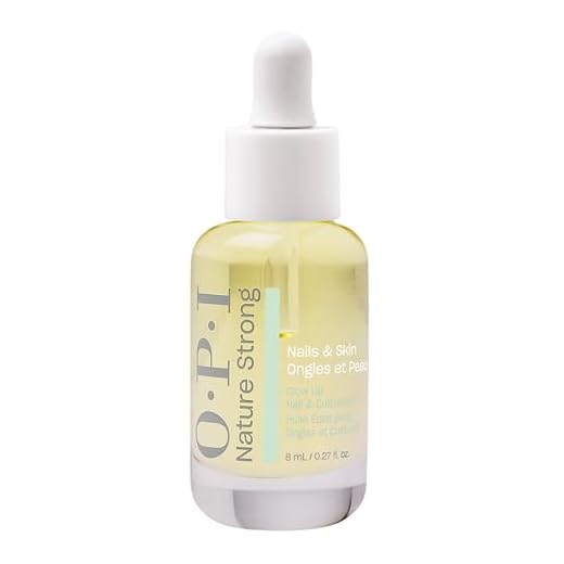 OPI Nature Strong Skincare Glow Up - Aceite para Uñas y Cutículas - Tratamiento con Vitamina E - Aceite para Uñas Dañadas (8ml)
