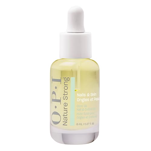 OPI Nature Strong Skincare Glow Up - Aceite para Uñas y Cutículas - Tratamiento con Vitamina E - Aceite para Uñas Dañadas (8ml)