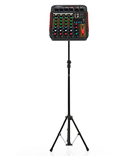 Mesa de Som 4 Canais Profissional Phantom Power BP-6171 DJ Bluetooth Mp3 Rádio Fm Usb Sd 16 Efeitos