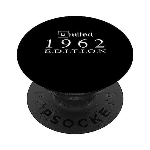 Edición limitada 1962 Cumpleaños 1962 Vintage 1962 PopSockets PopGrip Intercambiable