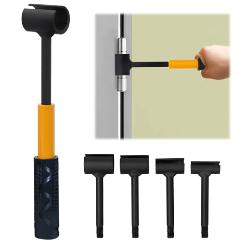 Herramienta de Ajuste de Bisagras de Puerta 4 en 1, 14/18/23/25mm Llave de Ajuste de Espacio de Bisagra, Herramienta de Ajuste de Bisagra Resistente, para Reparación de Puertas de Varios Tamaños