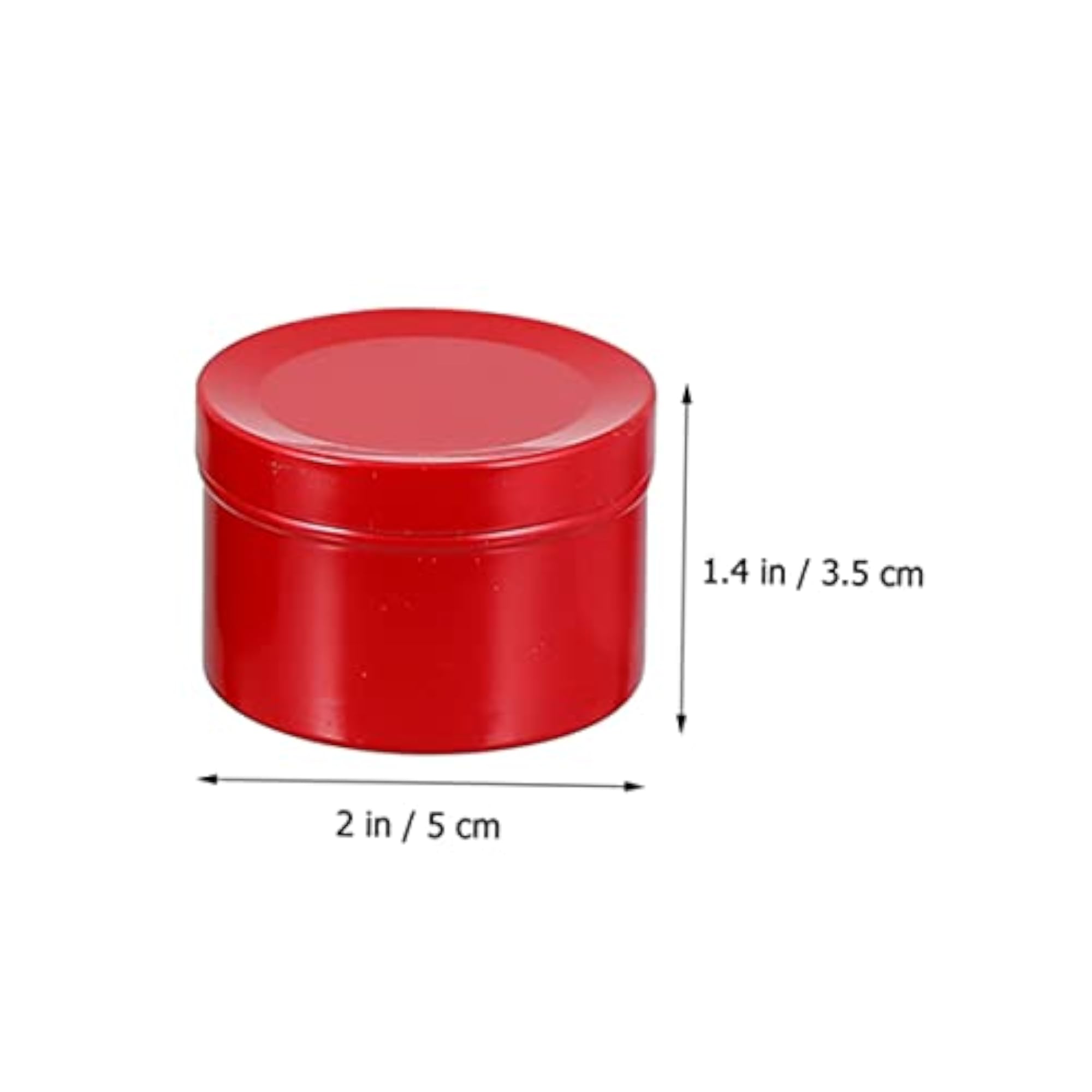 6pcs Aluminum Cosmetic Containers for DIY Candle Making