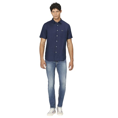 Image of Pepe Jeans Men's Cotton Regular Fit Shirt