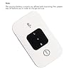 Ausla Routeur 4G, Routeur WiFi Portable pour Les Voyages Box Internet Hotspot 150 Mbps Carte SIM Haute Vitesse Portable sans Fil pour Le Bureau à Domicile