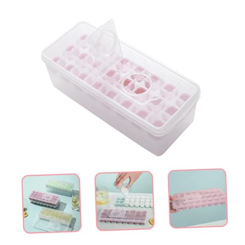 Molde para Cubos de Hielo con Tapa y Contenedor de Silicona miniatura 3