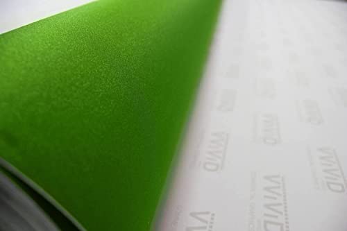 Vinyle extensible vert diamant mat VViViD thermoformable et facile à utiliser