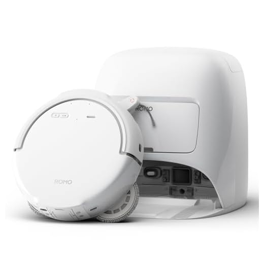 DJI ROMO S Saugroboter mit Wischpads mit 25.000 Pa Saugkraft, Hinderniserkennung auf Drohnen-Niveau, Zwei Roboterarme, 200 Tage Wartungsfreier Betrieb, Automatische Wischpadreinigung und -Trocknung