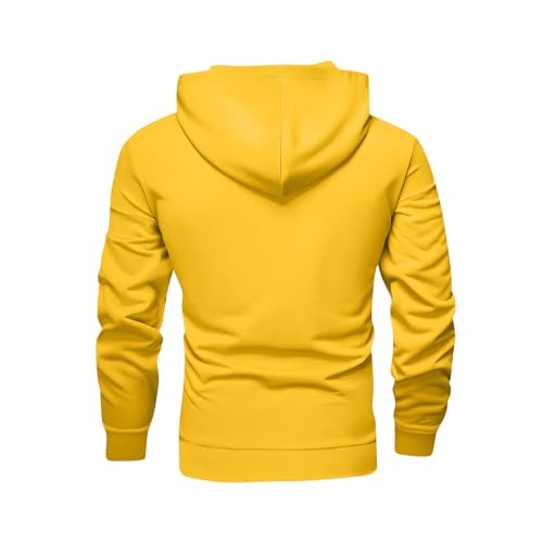 Oversized Hoodies for Men Plus Size Hooded Sweatshirts Plain Streetwear Hoodie Fleece Pullover Sweater with Pocket2