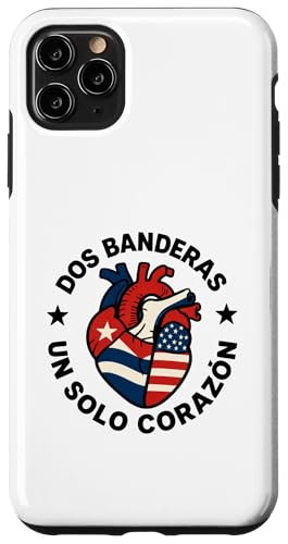 Dos Banderas Un Solo Corazon 2 �t���b�O ���� �L���[�o�m �n�[�g �X�}�z�P�[�X iPhone 11 Pro Max �p