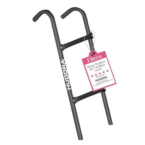HUDORA Trampolinleiter - einstellbare Trampolin-Leiter mit 2-3 Stufen -...