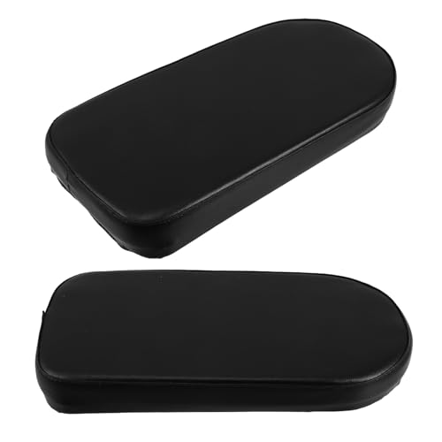 Selle arrière de vélo GARVALON : lot de 2 coussins de porte-bagages noirs et confortables
