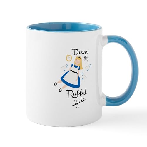 Taza de cerámica 11 oz Down The Rabbit Hole miniatura 1