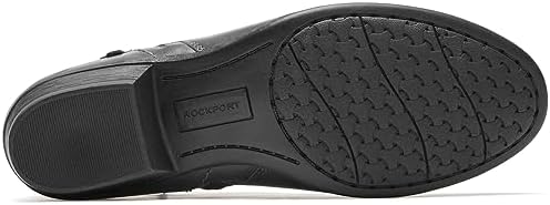 Rockport Women's Carly Bootie Ankle Boot, Black Leather, 7 W US | Image 1