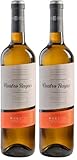 CUATRO RAYAS Vino Blanco Verdejo Vendimia Nocturna D.O. Rueda (Botella x 750ml) (Paquete de 2)