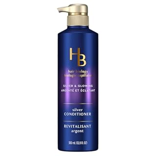 Hair Biology – Silver Conditioner with Biotin – Silver & Glowing for grey or color treated hair – 380ml