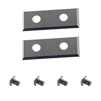 AKYLIN Wendeschneidplatten 2 Stück,30x12x1.5mm，4-Schneidkanten Wendemesser Hartmetalleinsätze (als Ersatz) für Wendeplatten Bündigfräser