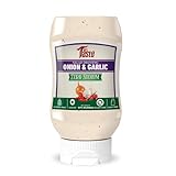 Mrs Taste Sugar Free Onion & Garlic Salad Dressing, Zero Calories, Zero Sodium, Zero Sugar, High Fiber, Keto Friendly, Paleo Friendly, Condiments and Sauces (Onion & Garlic)