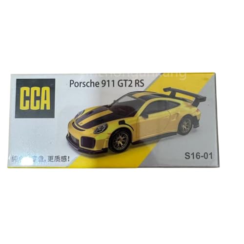 Image of CCA 1:64 Porsche 911 GT2 RS Collection Cool Car Series 3+ Years (Yellow)