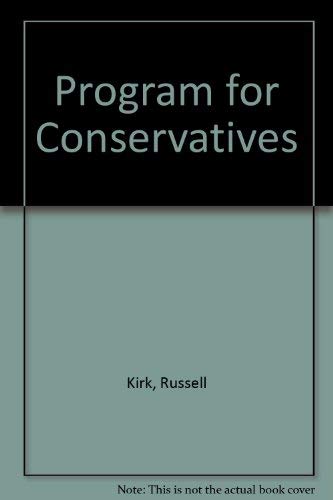 Program for Conservatives 0911956115 Book Cover