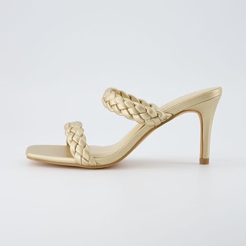 CUSHIONAIRE Women's Pippa braided dress sandals +Memory Foam, Wide Widths Available2