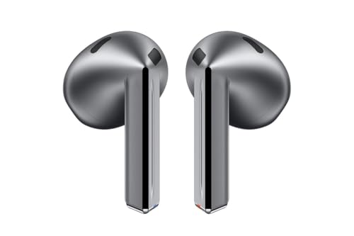 Samsung Galaxy Buds3 kabellose Kopfhörer mit aktiver Geräuschunterdrückung Silber, bunt, S71004447