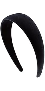 Cerchietto Capelli Nero Sottile Righe E Pois - Plastica Flessibile Con Dentini, 0.5 Cm - Unisex Per Donna, Uomo E Bambina - Foto 11