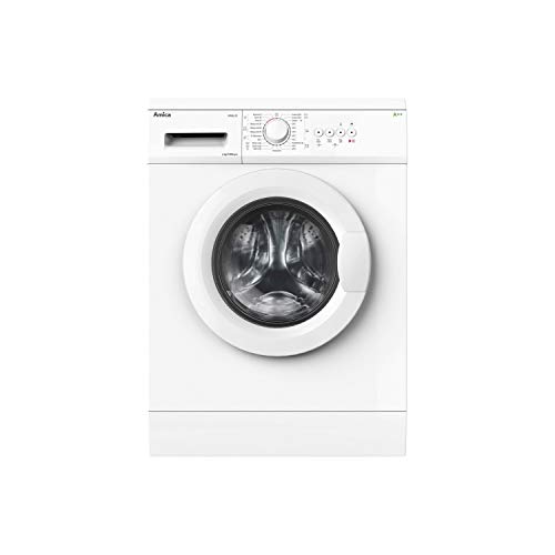 Amica WME610 Freestanding Washing Machine, 6kg Load, 1000rpm Spin, 23 Programmes, White