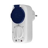 Mechanische Zeitschaltuhr mit Dämmerungssensor, Schuko, IP44, 3680W, 230V, Extern