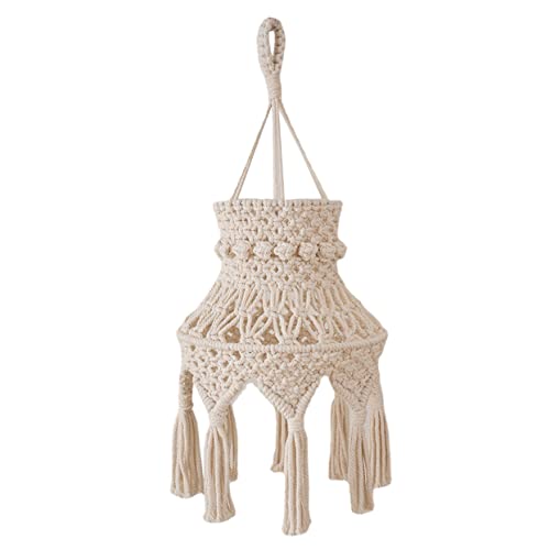 Levemolo Boho Pendant Light Shade Lamp Cover for Home Decor Decorative Hanging Light Shade for Bedroom Living Room