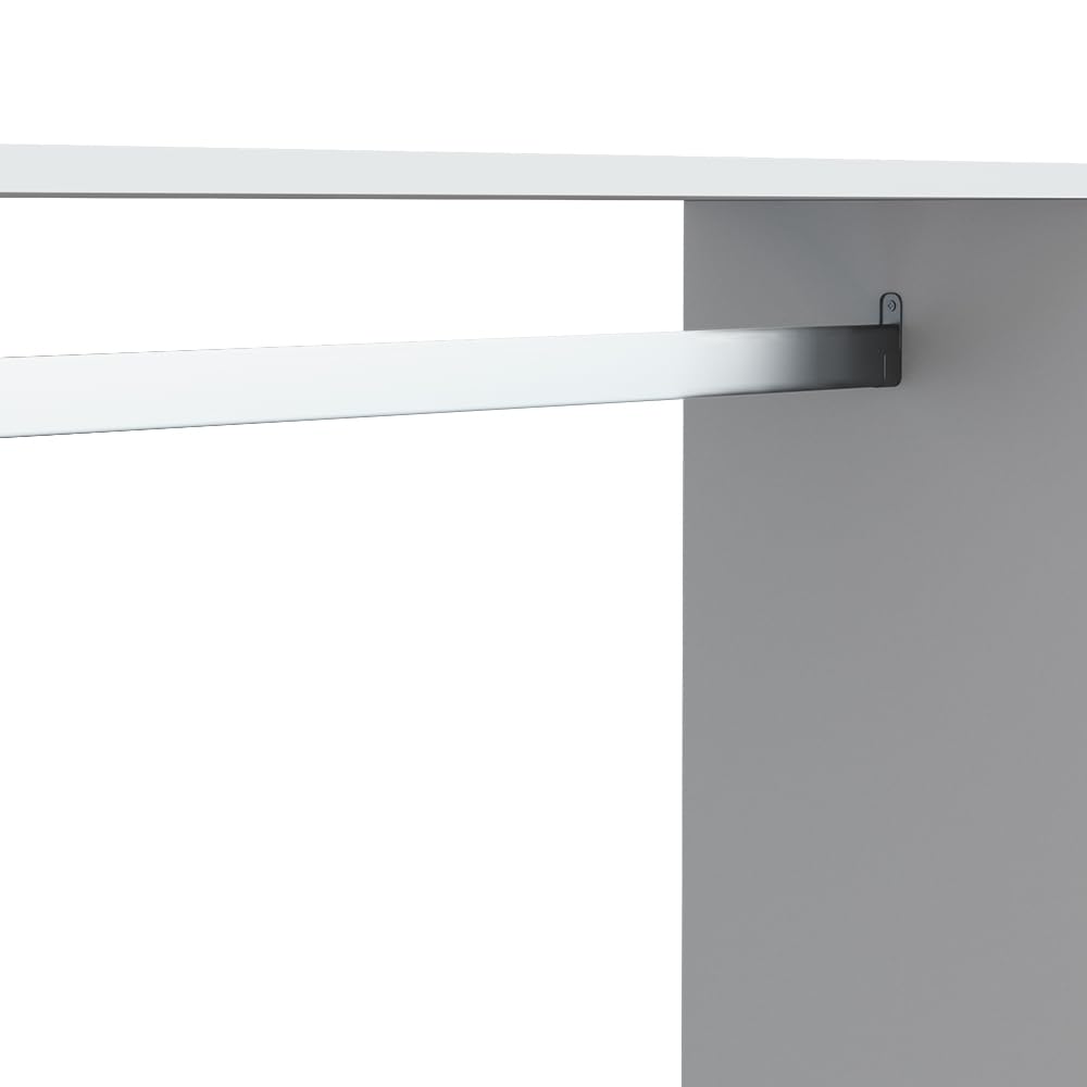 Vicco Szafa "Sydney", Biały, 70 x 128 cm | sur roulettes pour une utilisation flexible et un déplacement facile