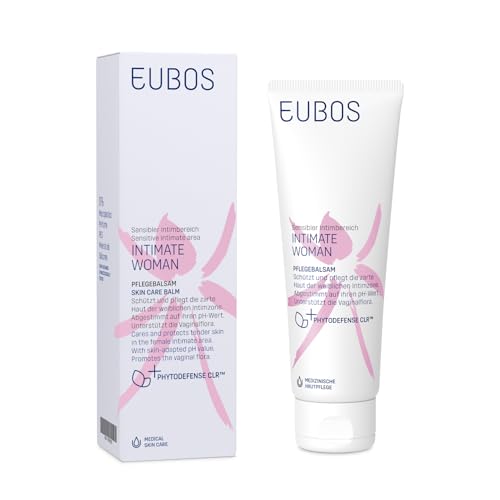 BÁLSAMO DE CUIDADO DE EUBOS INTIMATE WOMAN | Cuidado íntimo protector: favorece la flora vagi-nal | Para una sensación de frescor higiénica durante todo el día | Vegano | 125ml
