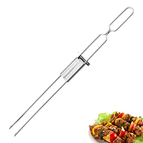 Firulab Forchettone - Bastoncini per arrostire Lunghi e sicuri in Acciaio Inossidabile | Forchette per Carne Hot Dog da Campeggio per Cucina, Campeggio, Cucina, falò, Pesce, Carne, Verdure