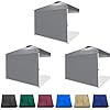 JANCANOPY-SideWalls-for-10x10-Pop-up-Canopy-Frame-3-Pack-Red-SunWall-and-1Pack-Door-Only JANCANOPY SideWalls for 10x10 Pop up Canopy Frame, 3 Pack Red SunWall and 1Pack Door Only
