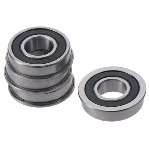 SHUATI Miniature Ball Bearings 4pcs FR8-2RS Wear Resistance 1/2