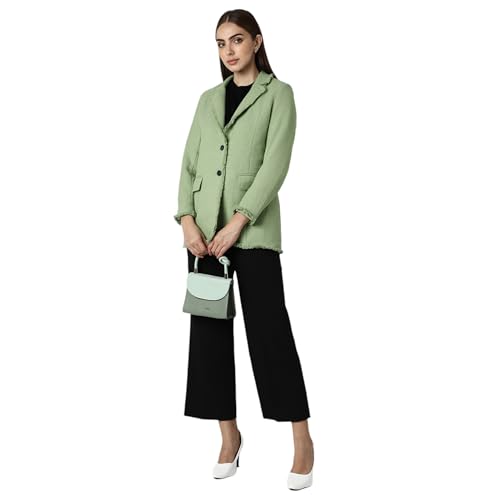 Image of Van Heusen Women's Regular Fit Casual A-line Coat, polyester blend