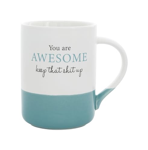 Taza de café de cerámica 18 oz Pavilion Gift Company miniatura 1