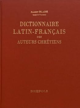 Hardcover Dictionnaire Latin-Francais Des Auteurs Chretiens [French] Book