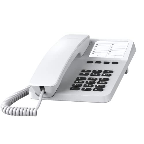 Gigaset Desk 400 White téléphone de bureau blanc mural touches directes