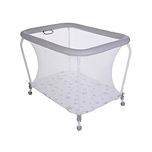 Plastimyr Parque Rectangular Bebes ESTRELLAS Blanco