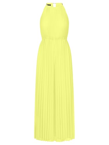 Mono plisado APART de mujer, diseño elegante con pernera ancha para estilizar tu figura