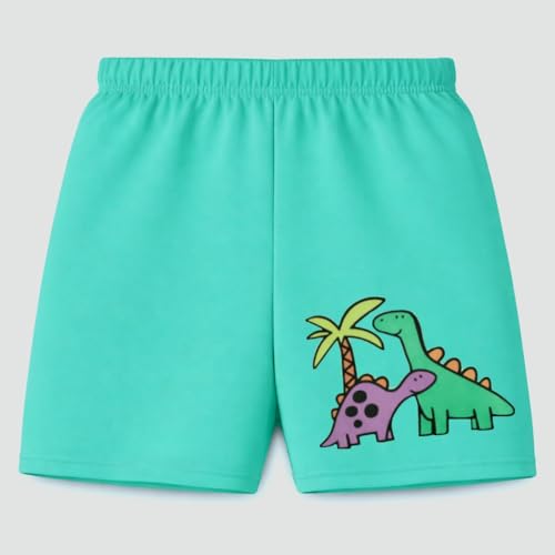 Image of Lush Plush Boys Printed Cotton Shorts | Relaxed Fit | Lightweight, Breathable Pack of 6