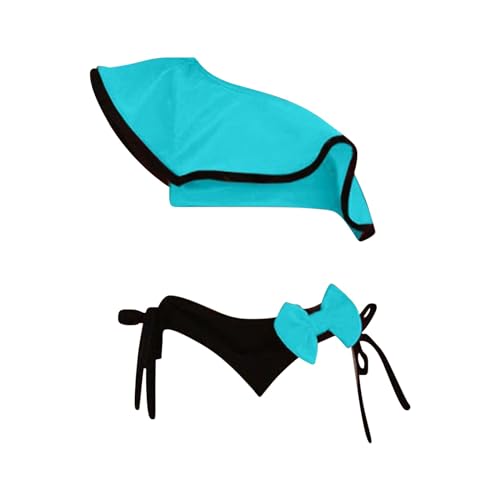 Toddler Girls Swimsuit 2 Piece One Shoulder Ruffle Bikini Set Bathing Suits Tank Top Bottom Swimming Suit for Girls