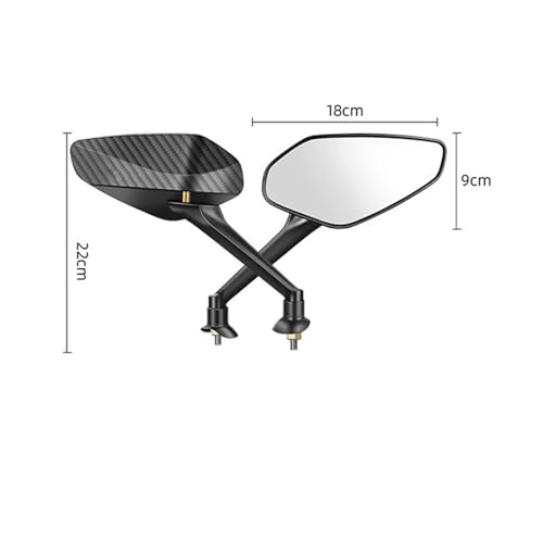 Espejo moto gran angular antivibración retrovisor para TRK 502 y Leoncino 500 3