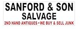 Generic Sanford & Son Salvage Bumper Sticker 3'' x 9'' B18