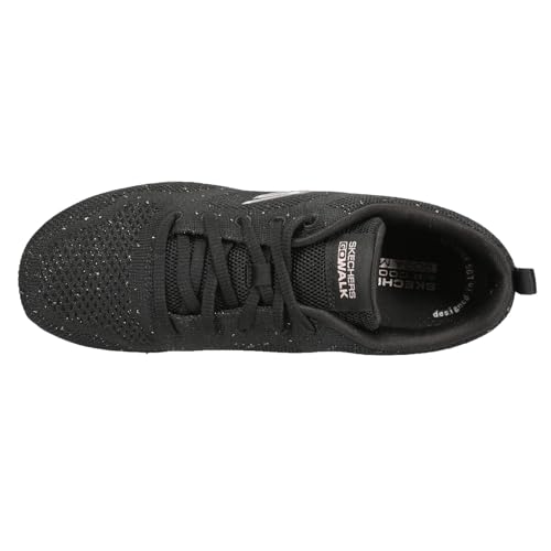 Skechers Women's Go Walk Joy Violet, Black/Rose Gold, 6