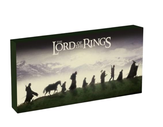 Scifi Planet The Lord of The Rings light up canvas - 30cm x 15cm