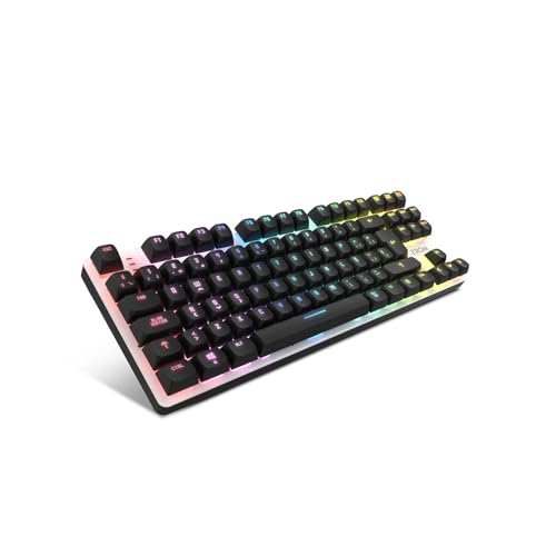KERNEL PRO - Tastiera meccanica da gioco RGB a 18 effetti, Bluetooth 5.3, 2.4 GHz e USB, formato TKL, interruttori intercambiabili, copertura rimovibile, layout spagnolo, colore nero o bianco - Tastiera gaming - Immagine 3