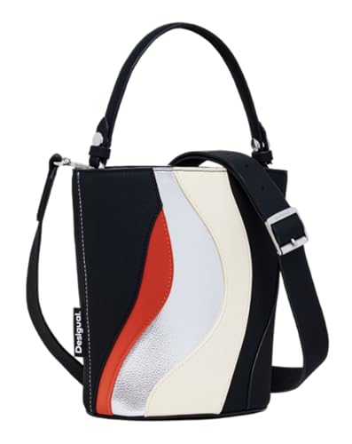 Sac à épaule Kahlo Cumbal Desigual noir et multicolore petit sac à main femme